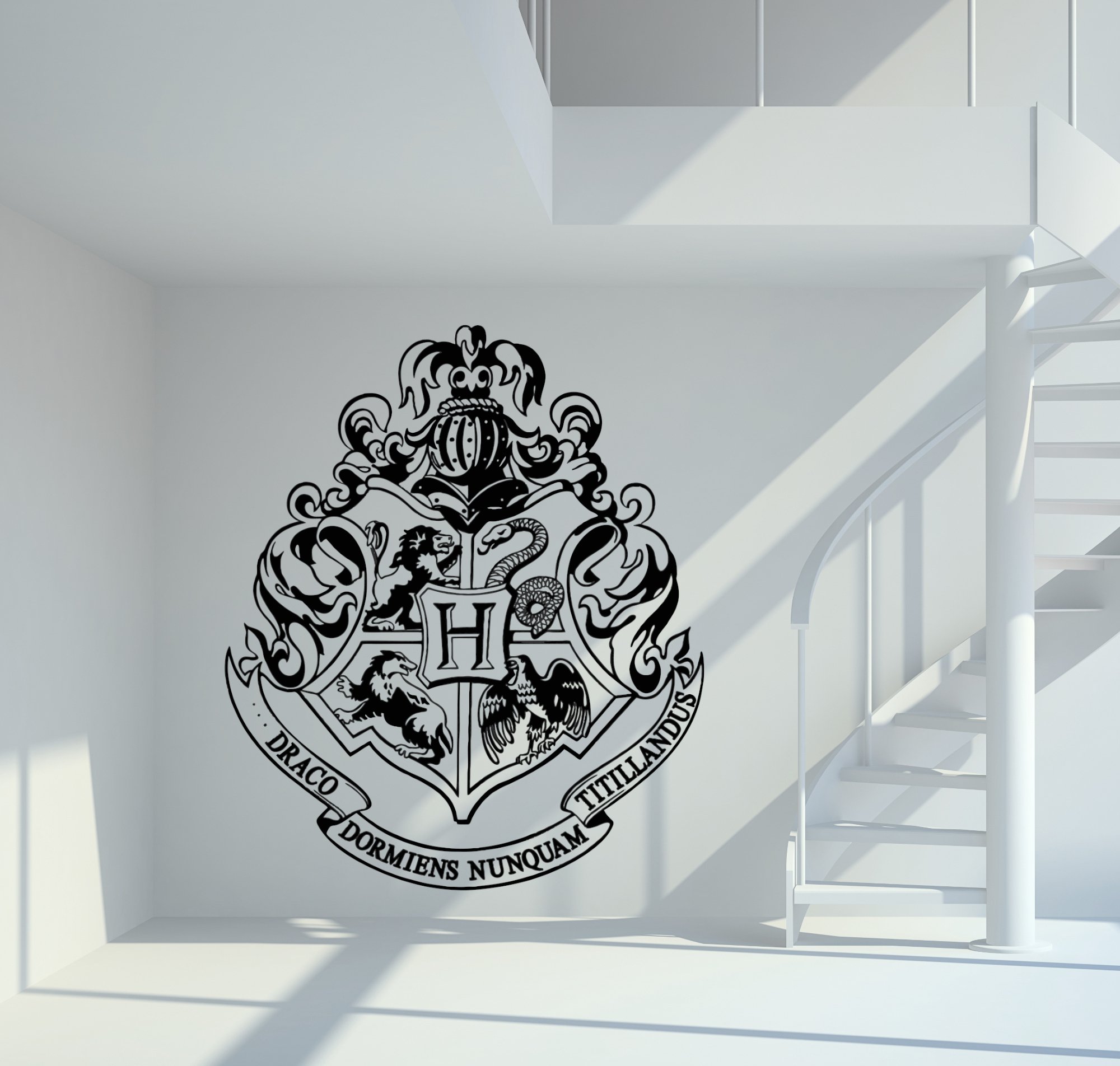 46158 Harry Potter - Hogwarts Wappen Wandtattoo